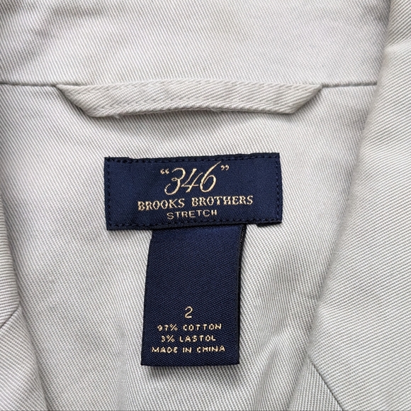 Brooks Brothers Trench Blazer Jacket size 2 - Picture 4 of 6